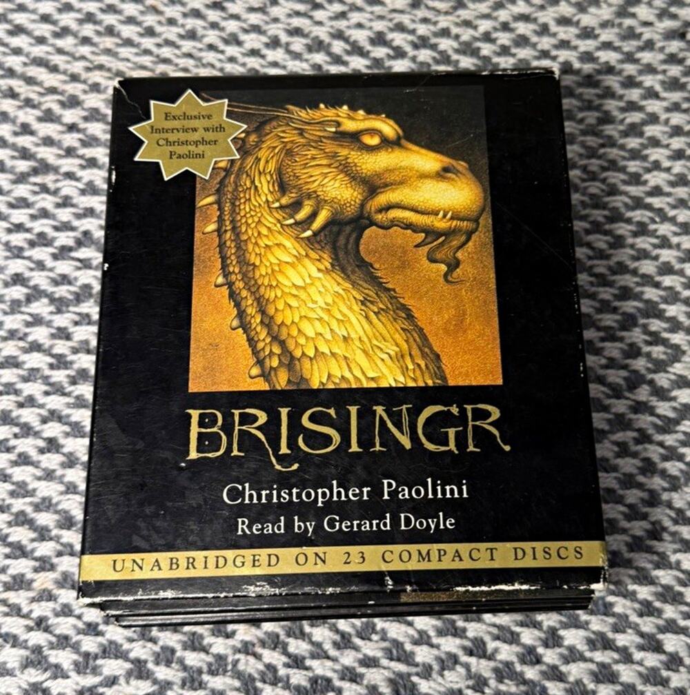 Brisingr Christopher Paolini Unabridged Audiobook CD 23 Disc Gerard Doyle